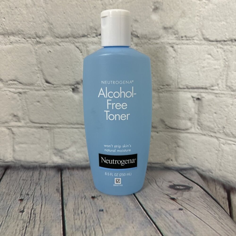 Neutrogena Alcohol Free Facial Toner 8.5 Fl Oz OLD FORMULA Blue Bottle Original